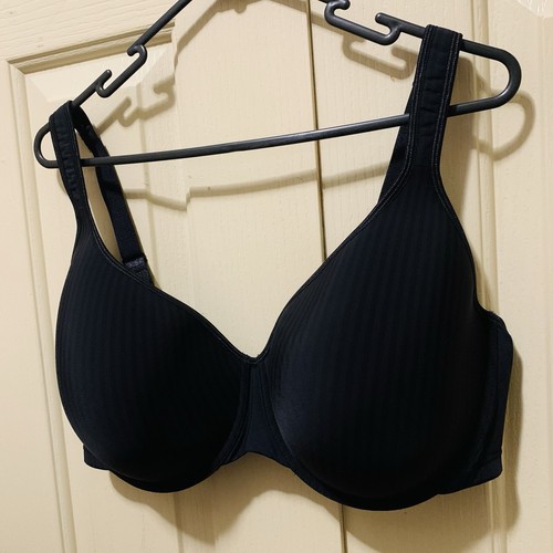 Formfit Black Moulded Full Coverage Contour Underwire Bra Womens Plus Size 20DD - Picture 5 of 8
