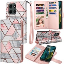 For Motorola Moto G 5G / G Power 5G 2025 Case Wallet Shockproof PU Leather Cover