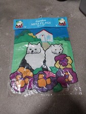 Cats Garden Mini Flag 12 x 16