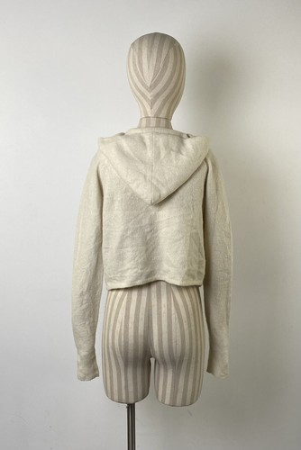MAX MARA Beige Wool Angora Open Virgin Cardigan Sweater Size M - Picture 10 of 18