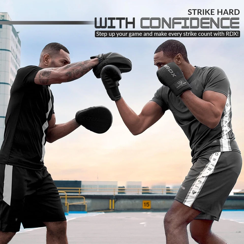 Guantes de boxeo bolsa pesada de RDX, guantes MMA para boxeo, artes marciales de Muay Thai Foto 3 de 3