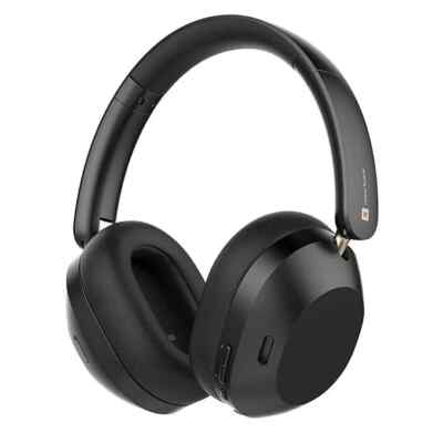 realme TechLife Studio H1 Over The Ear Headphone with 70Hours Playtime,ANC-Black