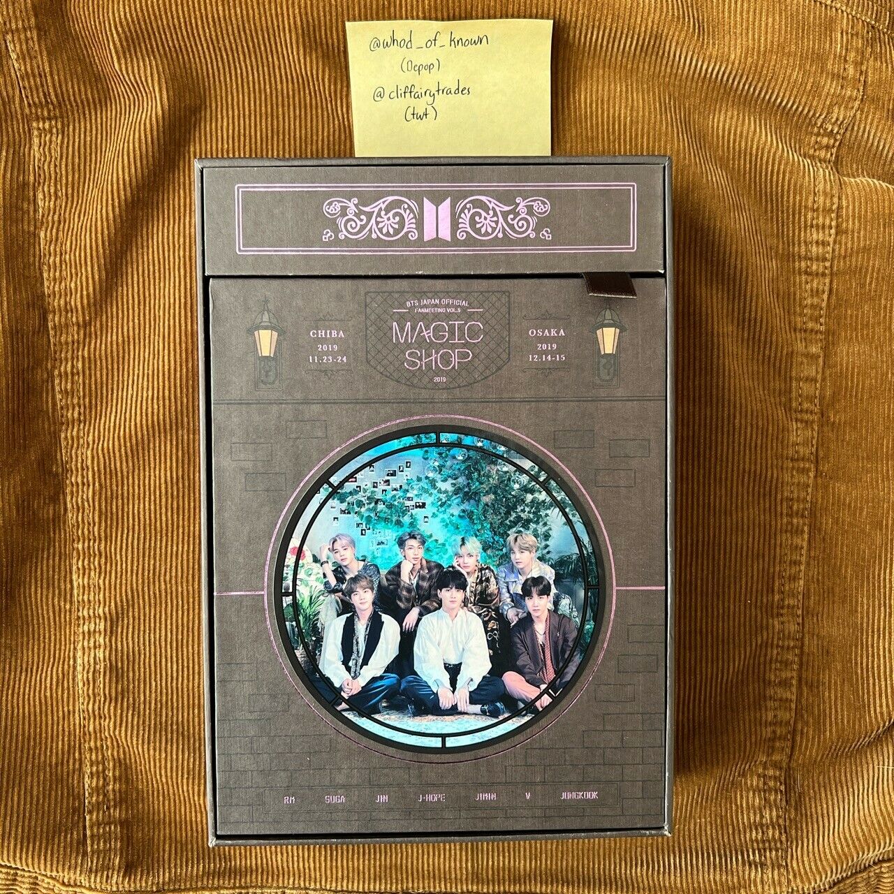 BTS 5th Muster Japan Bluray w/Postcard (Namjoon/RM)