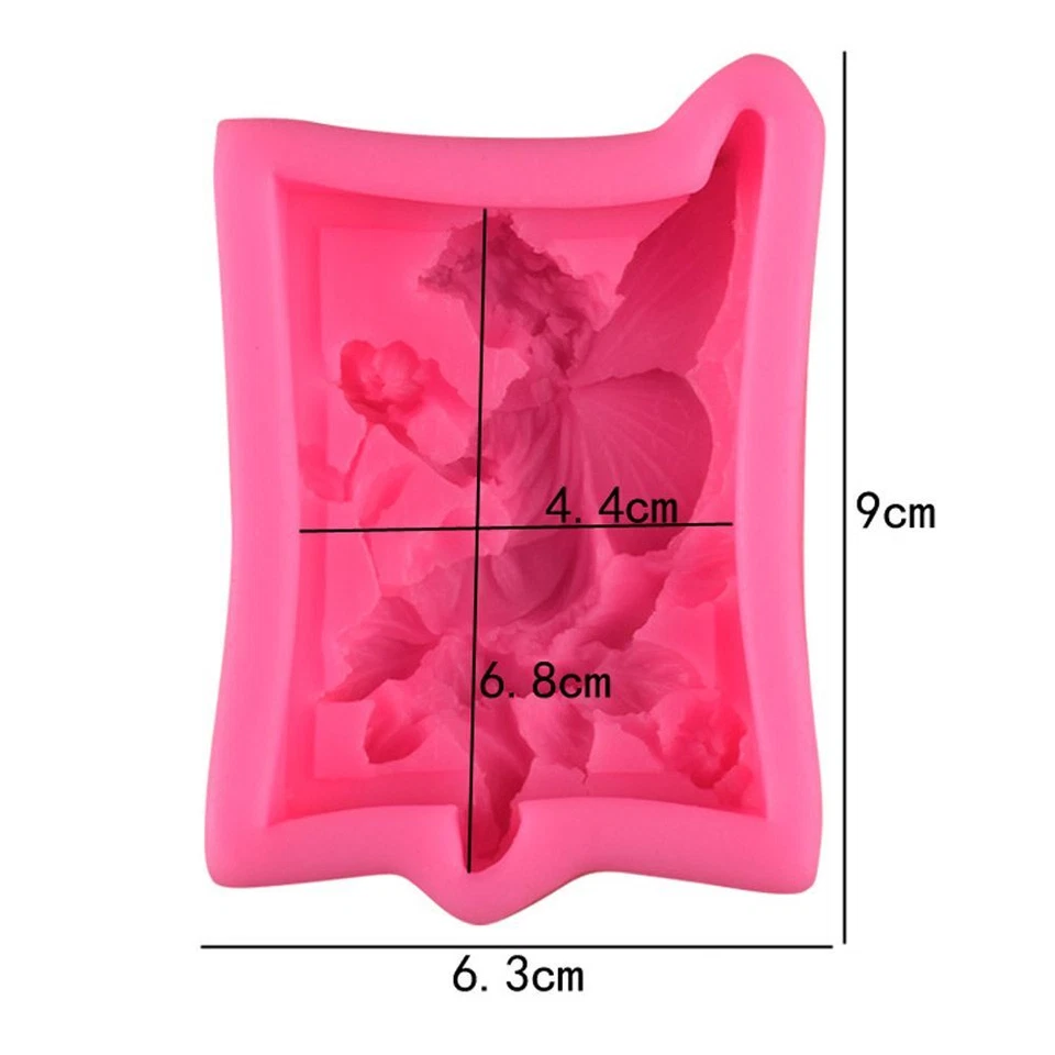 Butterfly Fairy Pudding Candy Mold Silicone Soap Mold Soaps Supplies Cake Mould - Image 4 of 4