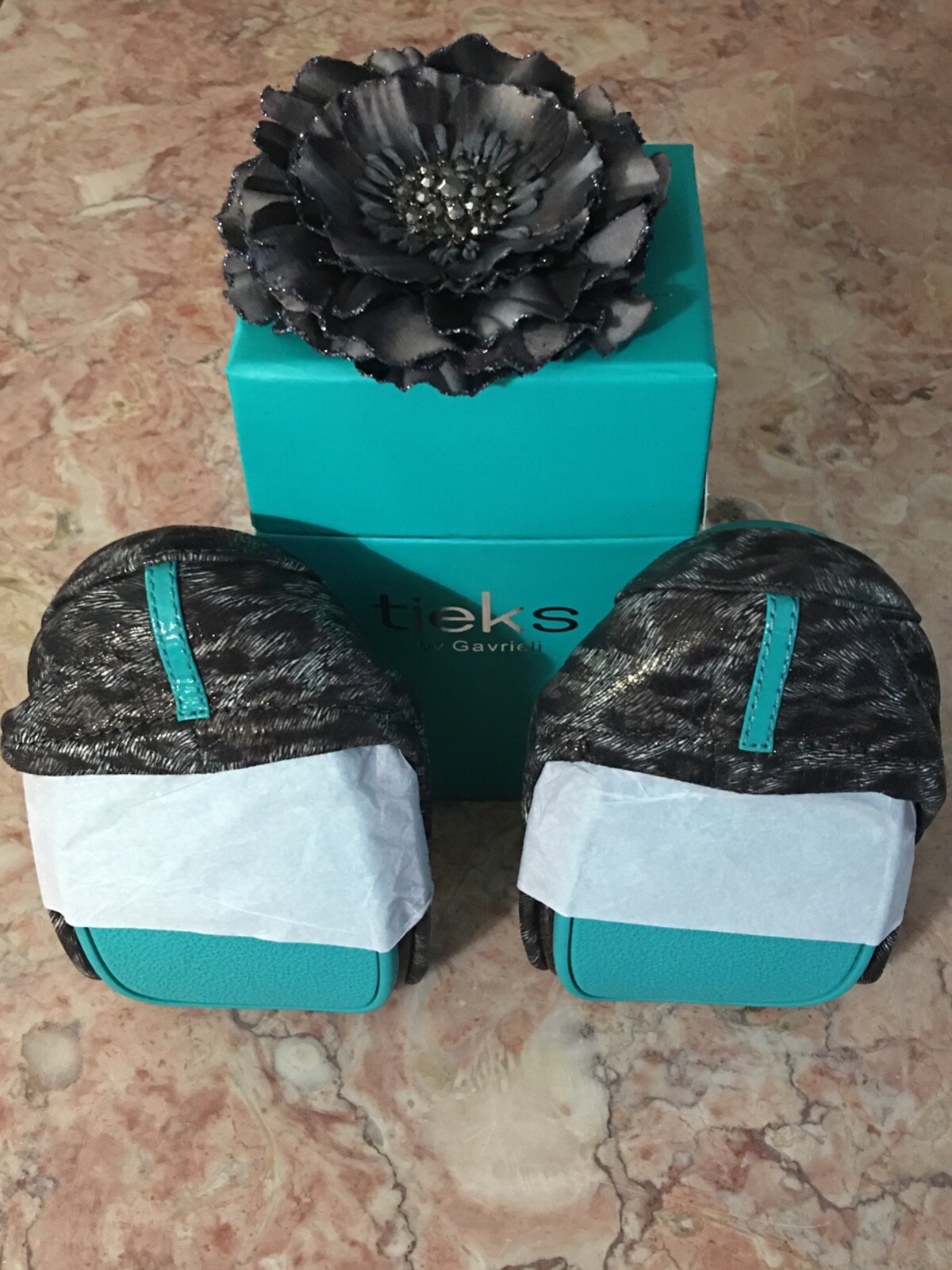 Tieks LIMITED EDITION Black Leopard! Size 10 💝 SOLD OUT Brand New In Box! image 4