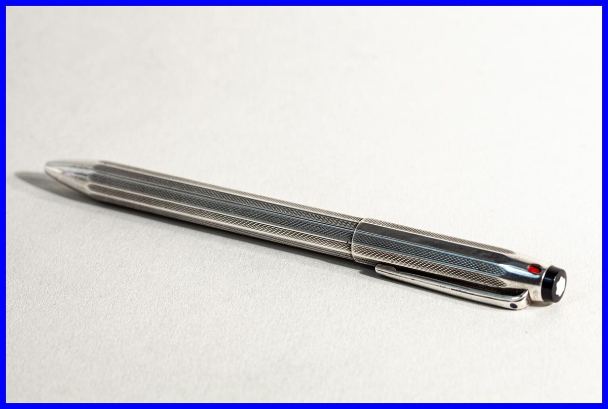 1964 MONTBLANC Pix O Mat 935 GERMAN SILVER ballpoint pen 4