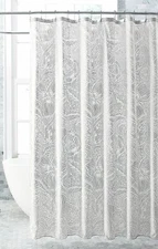 VCNY Home Harper Shower Curtain, 72x72, Silver