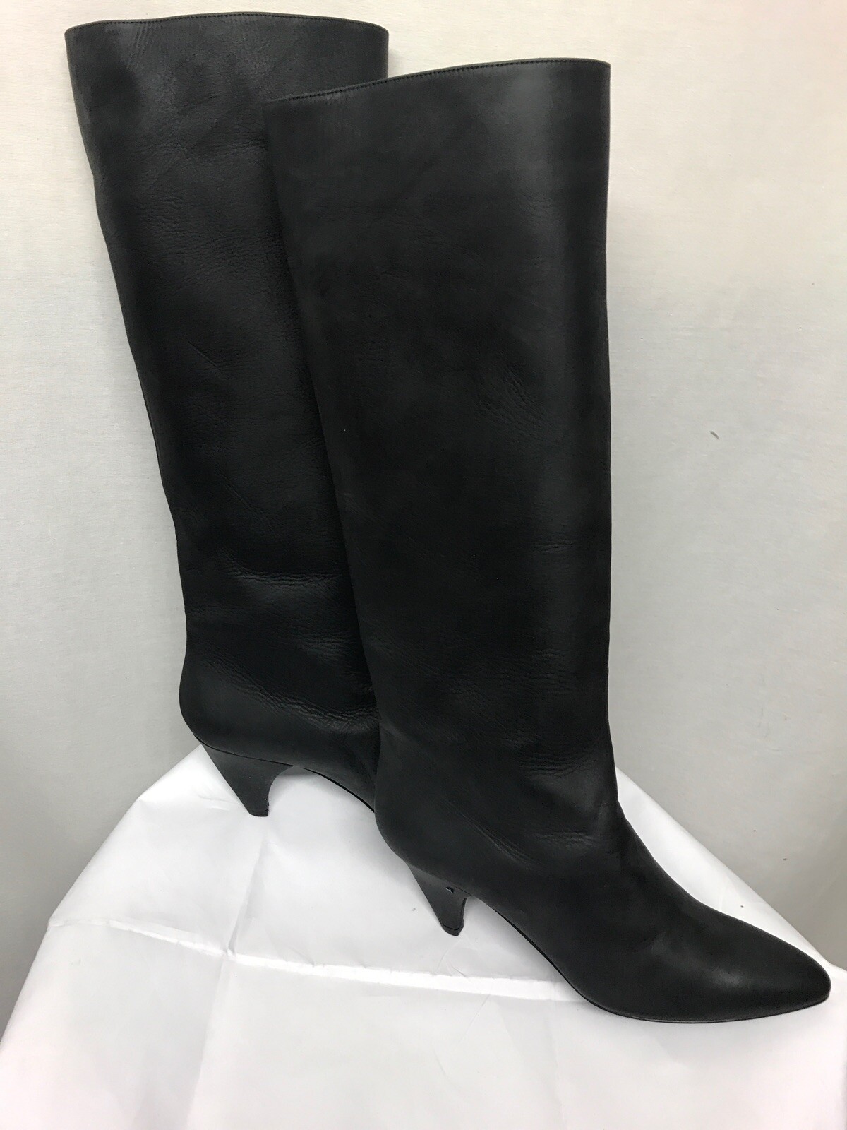 Laurence Dacade Women's Salome Leather Knee High Boots Black Size Euro 40 US 9 image 9