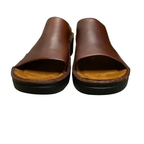 Sandálias femininas Naot Roma couro tamanho UE 42 EUA 11 marrom castanho conforto - Imagem 4 de 4