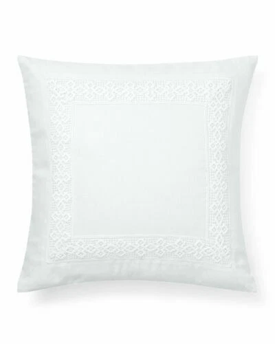 Ralph Lauren White Embroidered Home Décor Pillows
