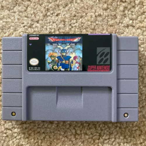 Dragon Quest I & II SNES 16-Bit Rom Game Cartridge USA NTSC English