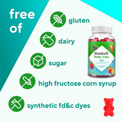 Better Fiber Gummies 60, Verbesserung der Darmgesundheit und Immunität - Bild 4 von 9
