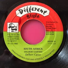 Delbert Carter ‎– South Africa 7" 45 Vinyl Reggae 1992 Different Style Jamaica X
