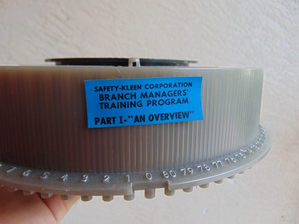 De colección Safety Kleen Corp Gerente de Sucursal Programa de ENTRENAMIENTO Slide Carrusel Prop GD Foto 4 de 4