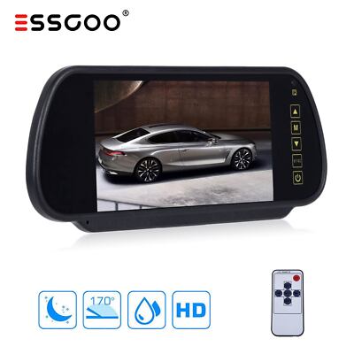 7 Zoll TFT LCD Monitor INNENSPIEGEL Rückspiegel Auto KFZ LKW für Rückfahrkamera