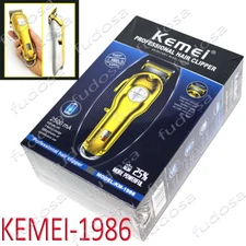 Kemei KM-1986 All-metal Professional Cordless Hair Clipper 1071 Trimmer Barber