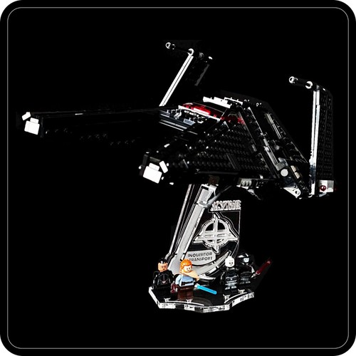 Soporte de exhibición 3D-ENGV en ángulo para Lego 75336 - Guinea de transporte del inquisidor (A1075) - Imagen 8 de 12