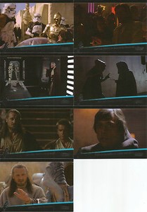 Star-Wars-Galactic-Files-Series-2-THE-WEAK-MINDED-7-Card-Insert-Set-WM-1-WM-7