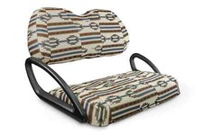 Golf Cart Seat Covers for Club Car Precedent in Tan Aztec