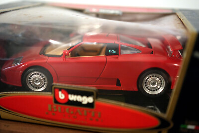 Burago Special Edition 1991 Red Bugatti EB 110 1:18 Collector's Model RED