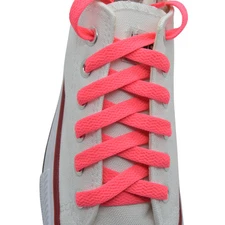 Flat 27,36,45,54,63" Athletic "Pink" Sneaker Strings Shoelace 1,2,4,6,12 Pairs