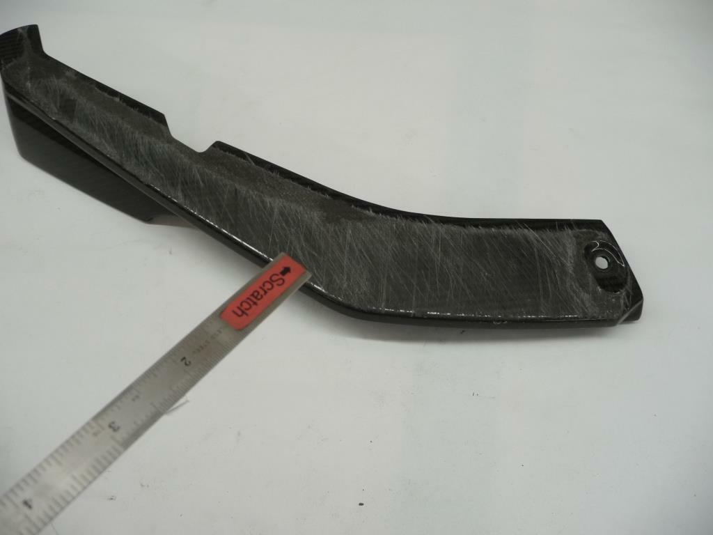 09-12 Maserati GranCabrio GranTurismo Front Bumper Left Lower Spoiler Carbon OEM