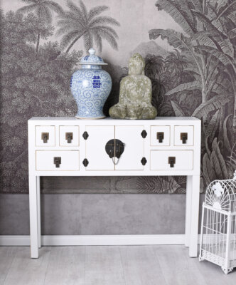 MEUBLE A CASE Armoire de Mariage Chinoise Antique Set - 2 Fait Main