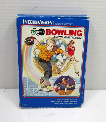Vintage Mattel Intellivision BOWLING Video Game