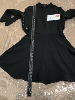 knee length dresses for ladies ZARA Black Velvet Mini Dress main image 0