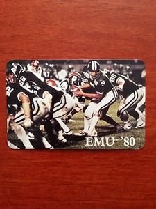 CFB 1980 EASTERN MICHIGAN HURONS EMU Football Schedule College FB