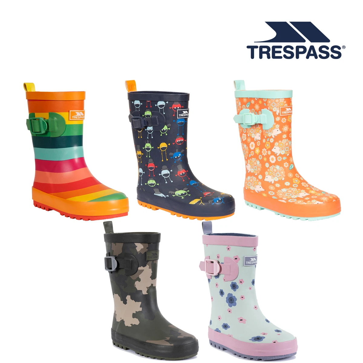 Trespass kids shop wellies
