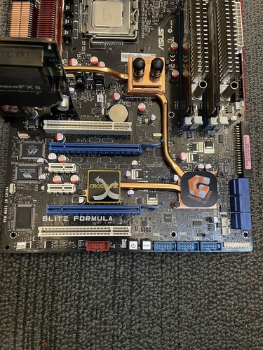Rare Asus ROG BlitzFormula + Supreme Fx Audio+ Core 2 Quad 2.5ghz + 2GB OCZ DDR2 - Picture 7 of 10