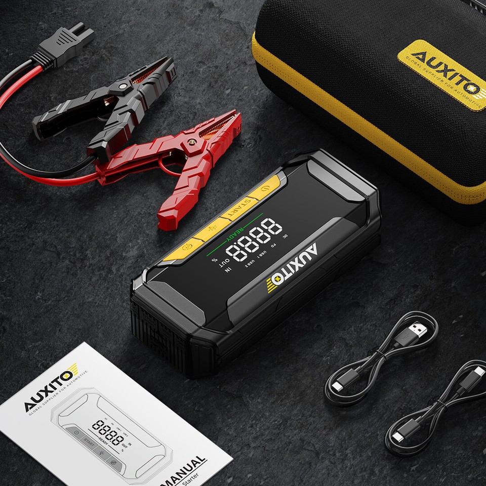 Car Jump Starter 6000A Portable Battery Car Charger Jump 12V Box "Boost