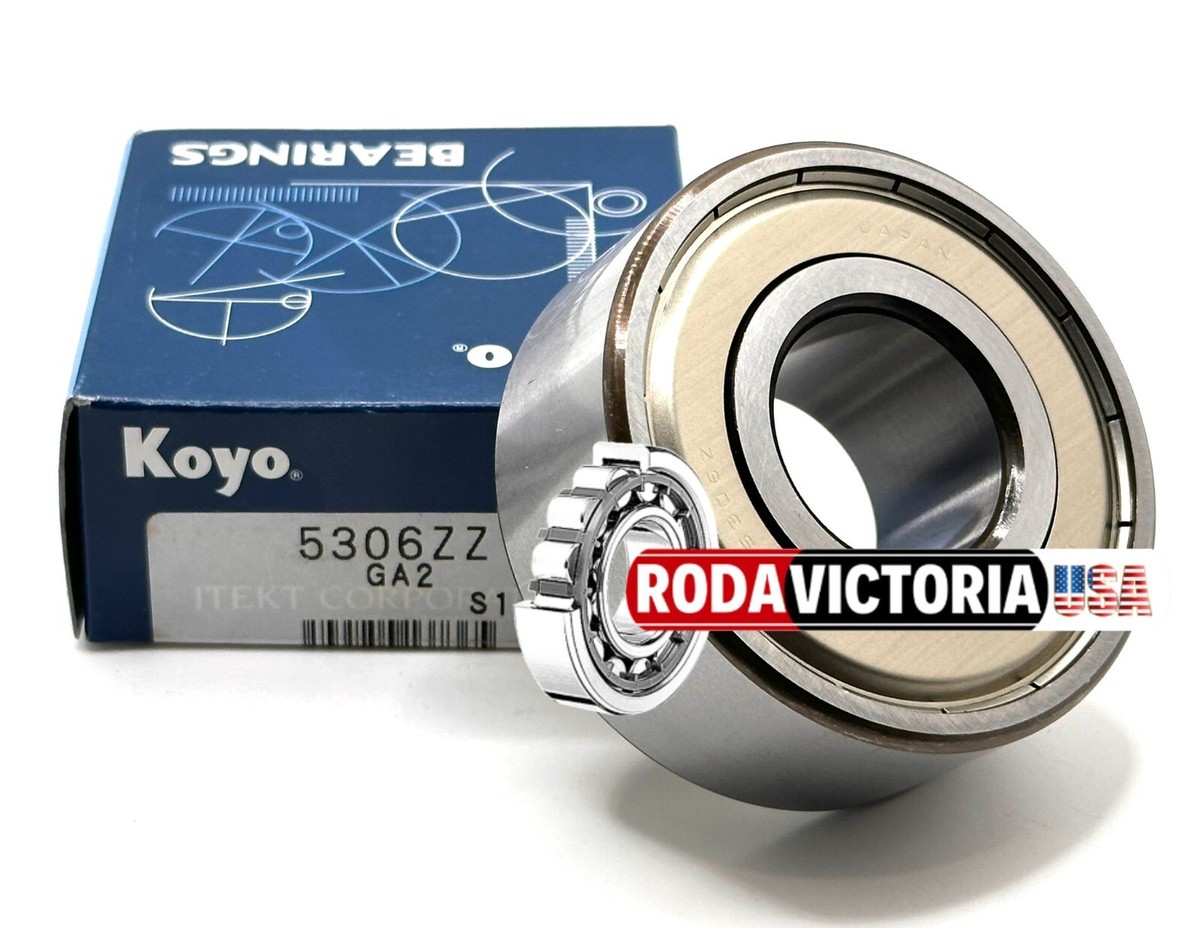 KOYO JAPAN 5306 ZZ ANGULAR CONTACT BEARING, METAL SHIELDED 3306 ZZ