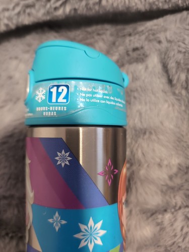 Disney “Frozen” Metallic Thermos Anna And Elsa - Picture 3 of 7