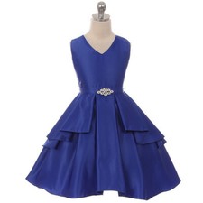 ROYAL BLUE Size 6 Flower Girl Dress Bridesmaid Birthday Recital Graduation Party