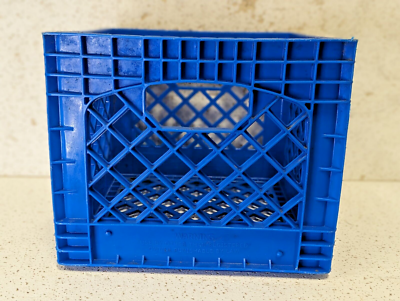 Royal Crest Dairy Denver CO Colorado Blue Milk Crate Stackable | eBay