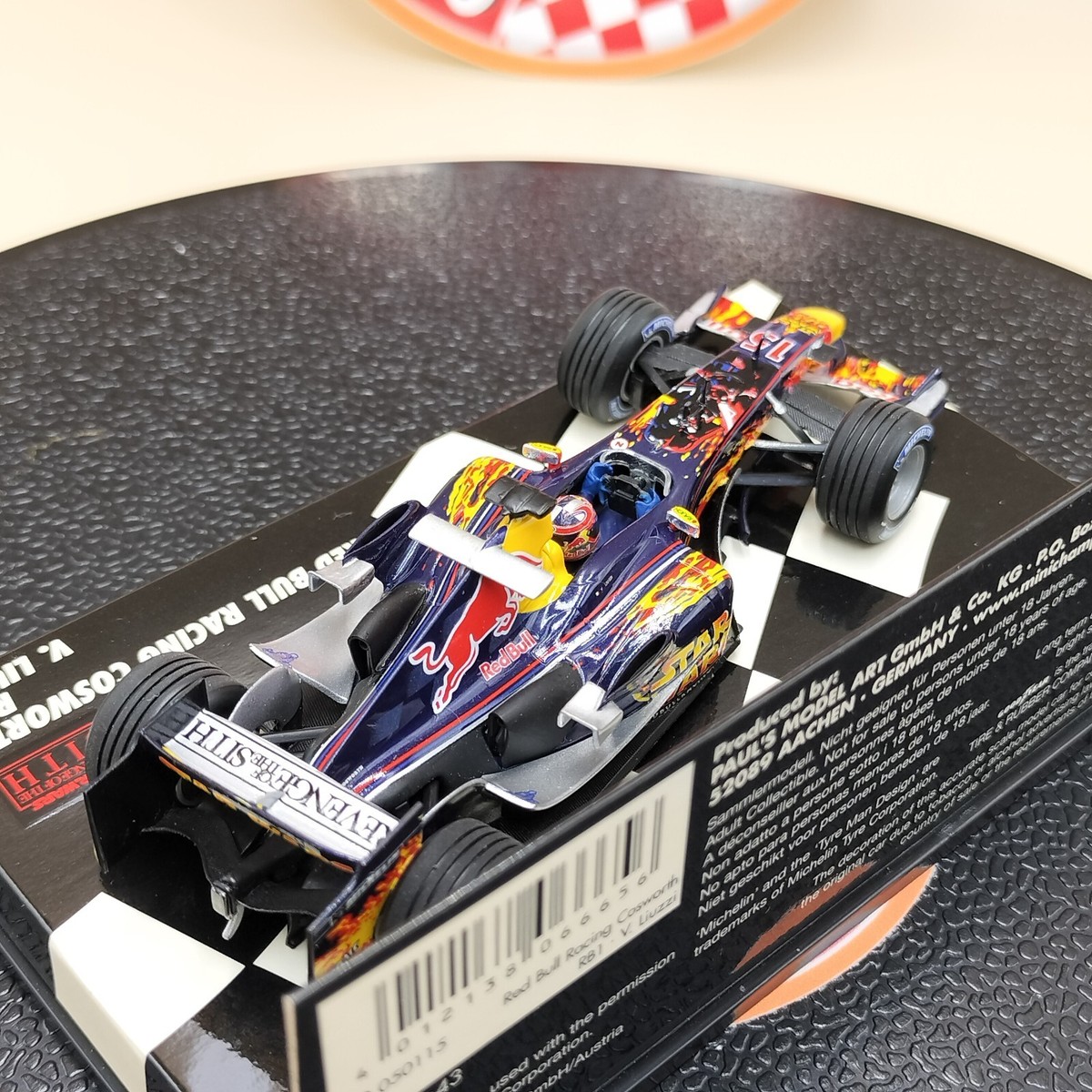 2005年 レッドブル スターウォーズ特別塗装 1/43 Red Bull RB1 Star Wars Monaco GP 2005 - Pauls (Mini) Art