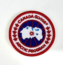 Original- 6.5 x 6.5 cm Canada Goose Patch / Sew On -Jackets, Gilets, Hat, Beanie