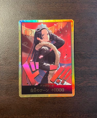 DON!! Boa Hancock GOLD EB03 Japanese ONE PIECE Card Heroines