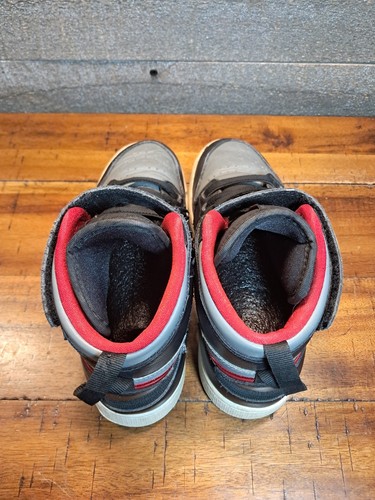Nike Air Jordan 1 High FlyEase Black Smoke Grey Gym Red DC7986-006 Sz 4.5Y / 6W - Picture 12 of 13