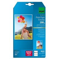 Sigel Fotopapier IP719 10,0 X 15,0 Cm HochgläNzend 200 G/Qm 72 Blatt