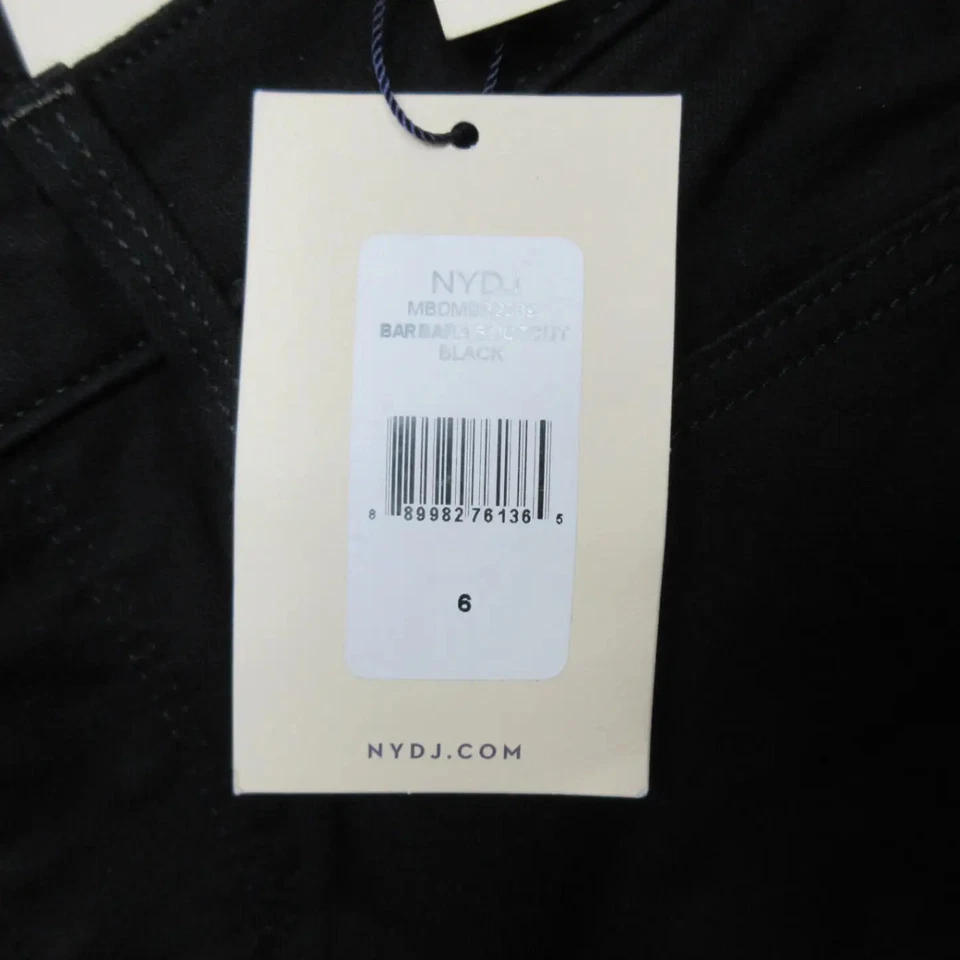 NYDJ Womens Barbara Bootcut Jeans Size 10 Black MBDMG0236 Denim Stretch - Image 3 of 4