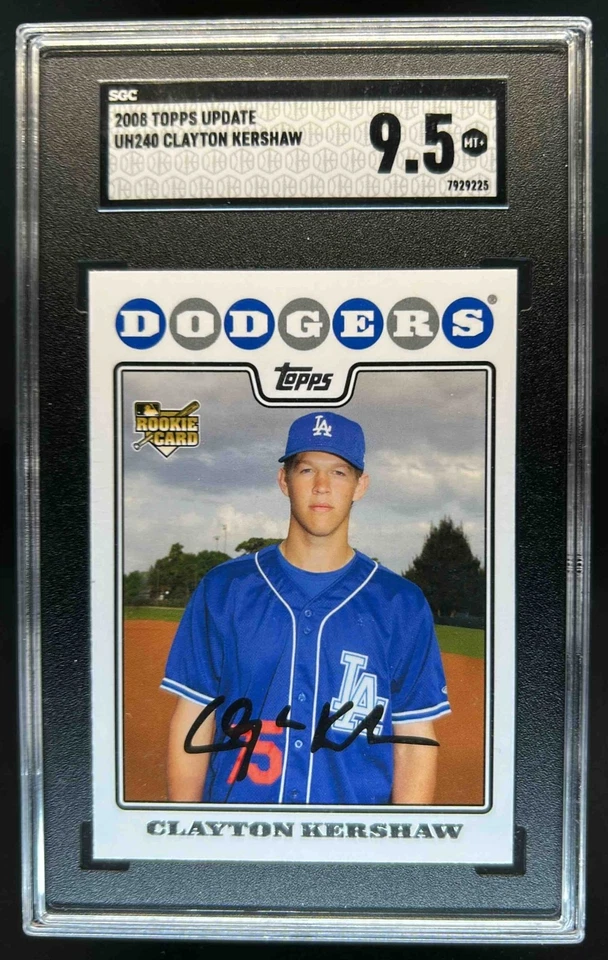 2008 Topps Updates & Highlights Clayton Kershaw Rookie RC #UH240 Dodgers SGC 9.5