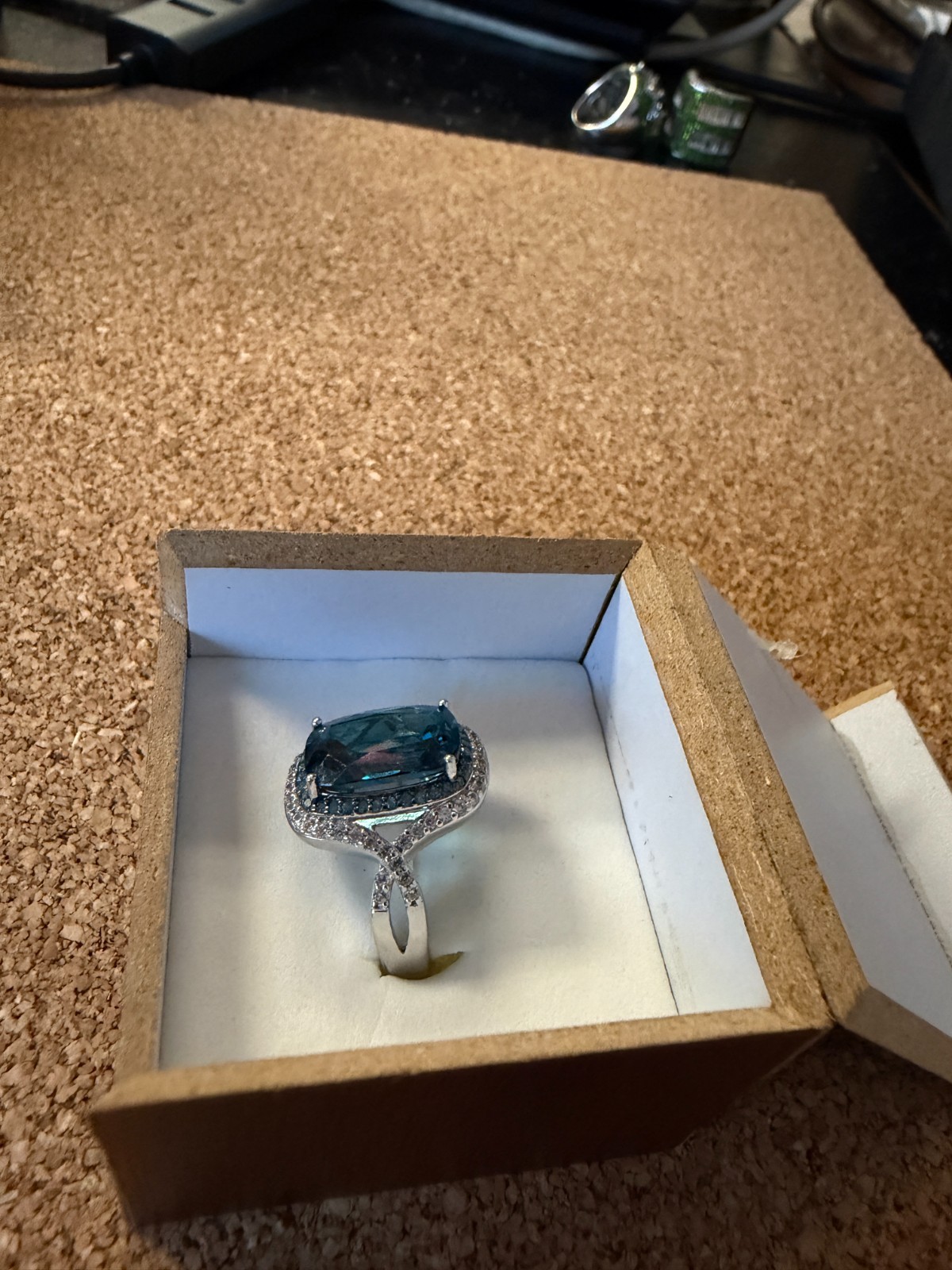 10 Carat Sterling Silver Ring - image 4