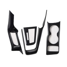 For Ford Focus Mk3 2012 Abs Carbon Fiber Console Interior Cover Door Trims