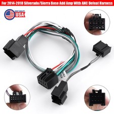 For 2019- 2025 Silverado/Sierra Bose Add Amp Adapter Kit With ANC Defeat Harness