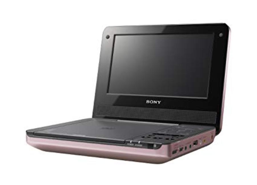 Sony Portable DVD Player with 7-in Display - Region 1 - Pink (DVP