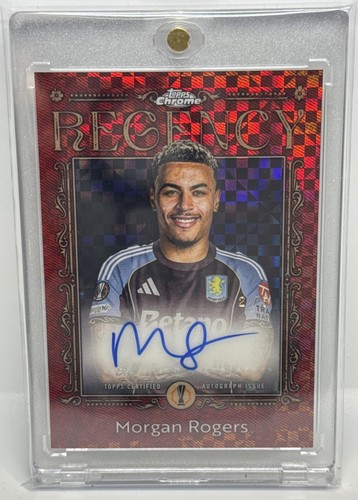 2026 Topps Chrome Recency Morgan Rogers Auto Red /5