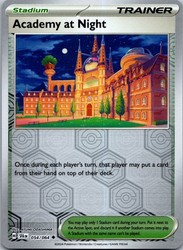 Academy at Night 054/064 Reverse Holo Shrouded Fable